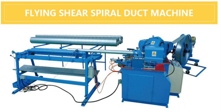 Iron Sheet Making Round Pipe Air Duct Making Machine HVAC Duct Manufacturing Machine